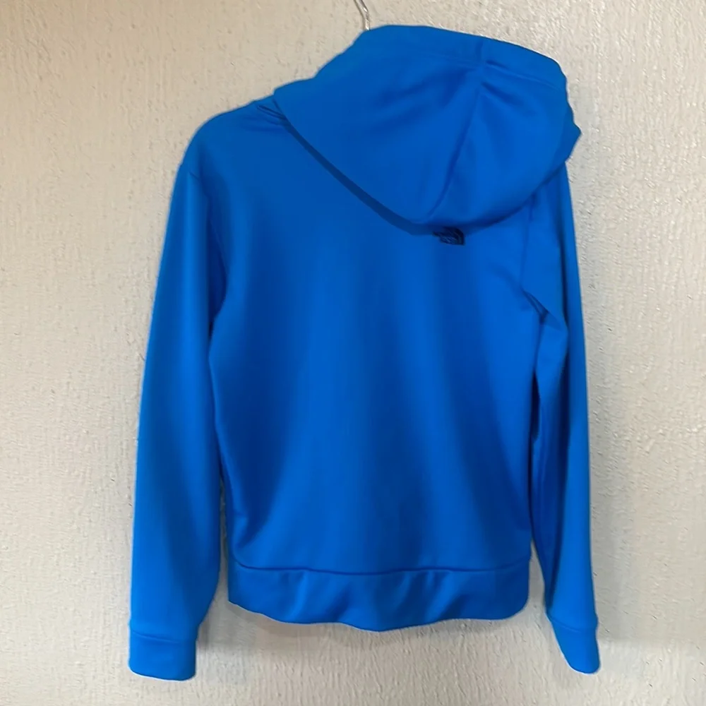 The North Face Men’s Small Blue/Black Logo Hoodie Sweatshirt Kangaroo Pk…